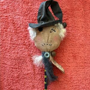 Handcrafted Witch Stick Decor